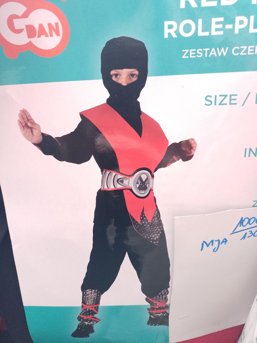 Ninja (czerwono-czarny)
